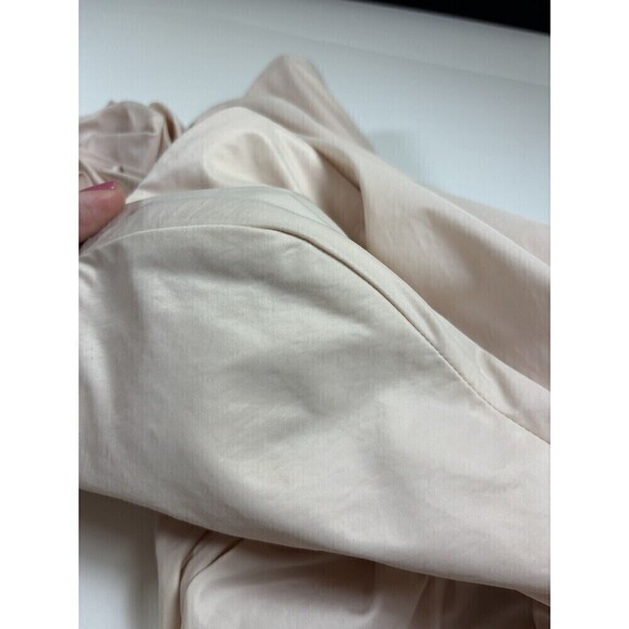 Pearl Georgina Chapman of Marchesa One Shoulder Dress Pink Peach 10 Rosettes - Picture 12 of 13